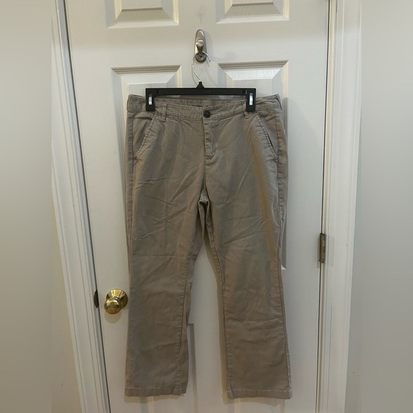 Old Navy Pants - Old Navy Boot Cut Stretch Khaki Pants Petite